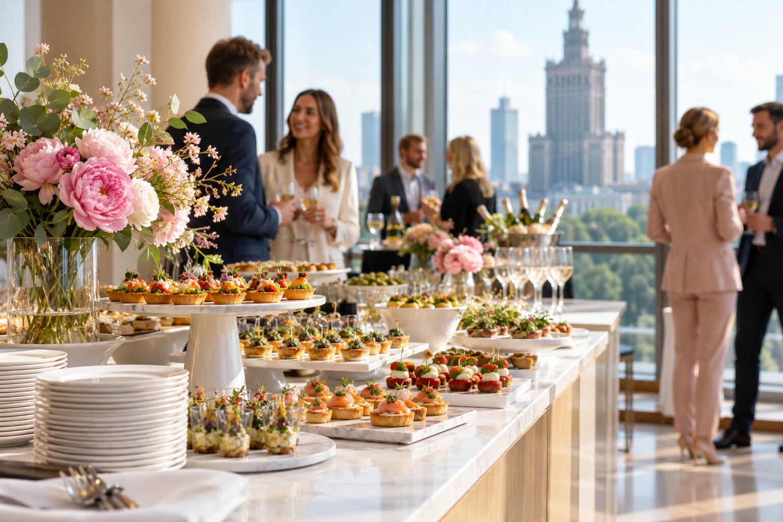 Elegancki bufet eventowy
